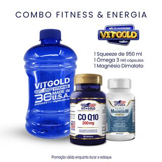 Combo Fitness & Energia: Triple Magnésio + CoQ10 2... - Vitgold