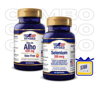 Óleo de Alho 500 mg Odor Free Vitgold 100 cápsulas... - Vitgold