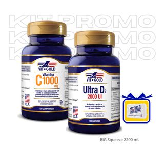 Vitamina C 1000 mg Vitgold 100 comprimidos + Vitam... - Vitgold