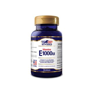 Vitamina E 1000UI Vigold 30 cápsulas - 1585 - Vitgold