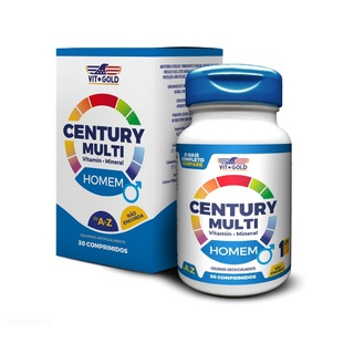 Multivitamínico Century Multi Homem 30 comprimidos... - Vitgold