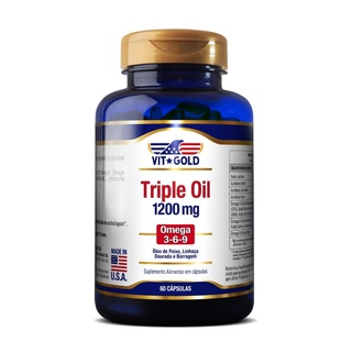 Triple Oil 1200 mg Omega 3 - 6 - 9 Vitgold 60 caps... - Vitgold