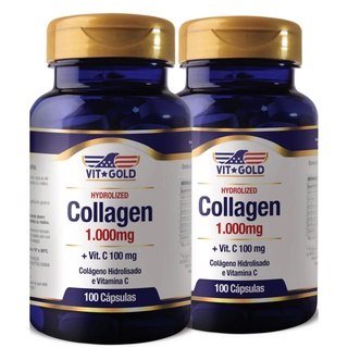 Colágeno Hidrolisado 1000 mg + Vit. C Vitgold Kit2... - Vitgold