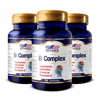 Complexo B (Vitaminas do Complexo B) Vitgold KIT3x... - Vitgold
