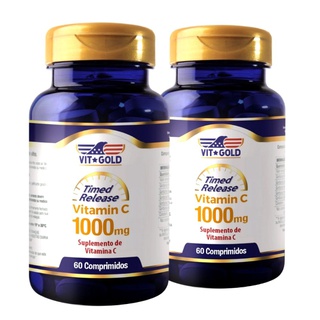 Vitamina C 1.000 mg Timed Release Vitgold KIT2x 60... - Vitgold