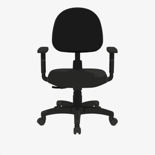 Cadeira Plaxmetal Executiva Giratória com Braços Reguláveis, Mecanismo Back System - Francolivetti