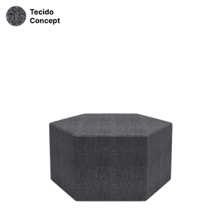 Puff Alelo 05 Concept Formato Hexagonal Moderno e Versátil - Francolivetti