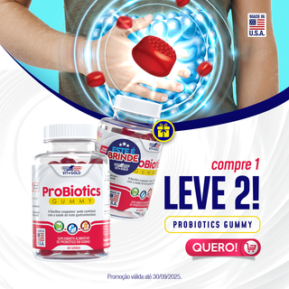 Gummies Probióticos Vitgold Kit2x 60 gomas mastigá... - Vitgold