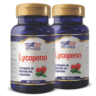 Licopeno Vitgold Kit 2x 100 cápsulas - 1910KIT2 - Vitgold