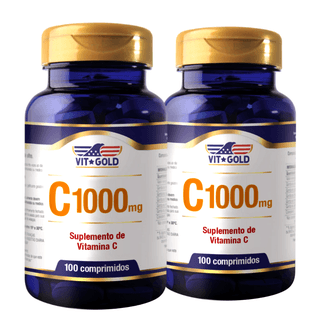 Vitamina C 1000 mg Vitgold Kit 2x 100 comprimidos ... - Vitgold
