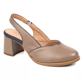 Sapato Boneca Fendi e Azul com Salto Conforto | Sapato Retrô