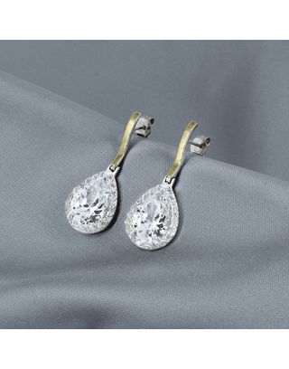 Brinco Elegance Cristal - DÁLIA MARIA JOIAS