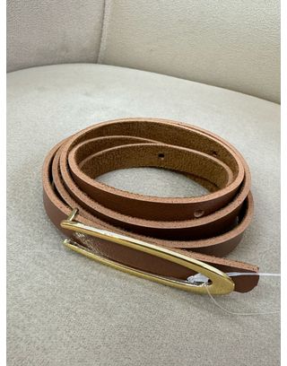 Cinto Fivela Arredondada Caramelo - MHA VIANA STORE