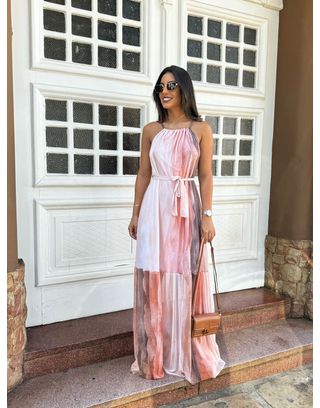 Vestido Cecilia Marrom - MHA VIANA STORE