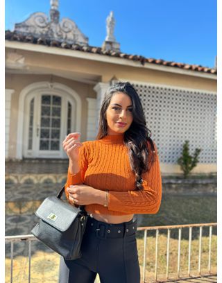 Blusa Tricot Caramelo - MHA VIANA STORE