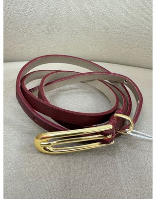 Cinto De Fivela Fino Bordo - MHA VIANA STORE