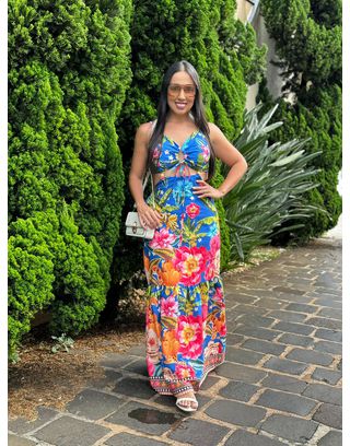 Vestido Floral Viviane - MHA VIANA STORE
