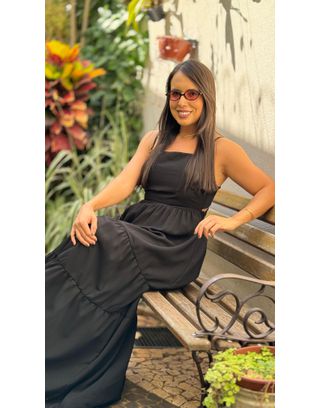Vestido Luiza Preto - MHA VIANA STORE