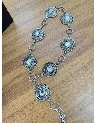Cinto Boho Prata - MHA VIANA STORE