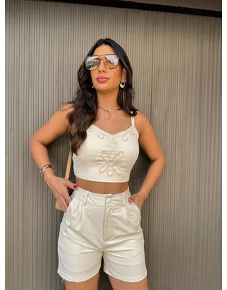 conjunto bordado - MHA VIANA STORE