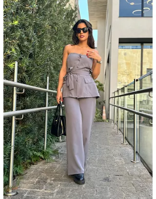 Conjunto Deborah Cinza - MHA VIANA STORE