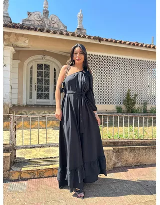 Vestido Ana Preto - MHA VIANA STORE