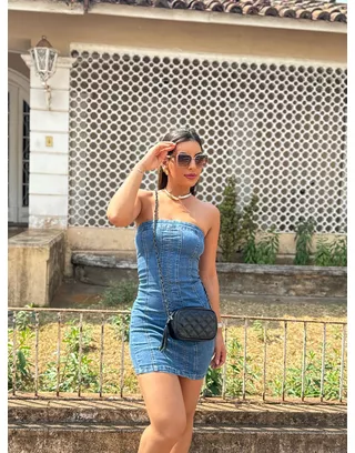 Vestido Jeans - MHA VIANA STORE