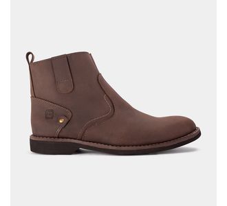 Bota Masculina Amber Fóssil Café - Use Veterano | Botinas de Qualidade