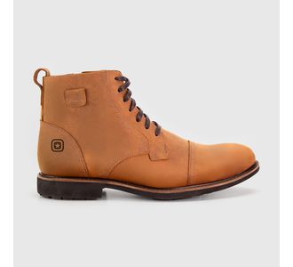 Coturno em couro premium Maverick Amarelo Selvagem - Use Veterano | Botinas de Qualidade