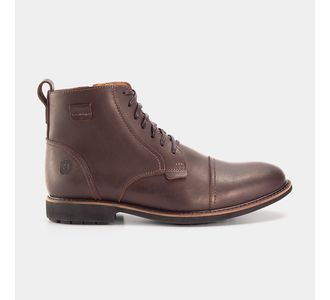 Coturno em couro premium Maverick Conhaque - Use Veterano | Botinas de Qualidade