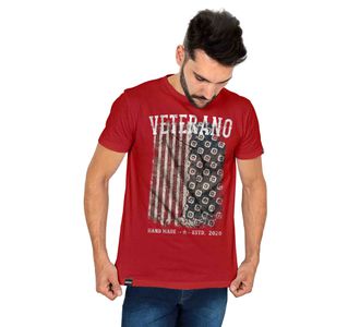 Camiseta American Country Vermelha - Use Veterano | Botinas de Qualidade