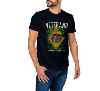Camiseta Masculina Brasil Country Preta - Use Veterano | Botinas de Qualidade