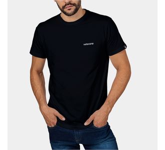 Camiseta Básica Masculina Veterano Preto - Use Veterano | Botinas de Qualidade