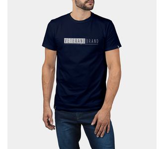 Camiseta Masculina Veterano Brand 2024 Marinho - Use Veterano | Botinas de Qualidade