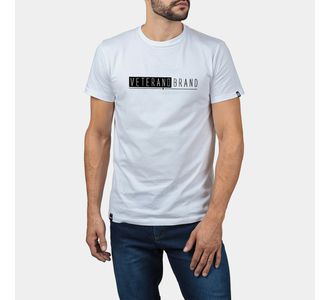 Camiseta Masculina Veterano Brand 2024 Branco - Use Veterano | Botinas de Qualidade