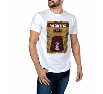 Camiseta Cachaça Branca Veterano - Use Veterano | Botinas de Qualidade