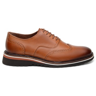 Sapato Casual Masculino Oxford CNS 4929 Caramelo - CNS
