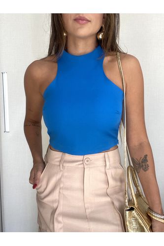 Cropped Taina Azul - MILY BOUTIQUE