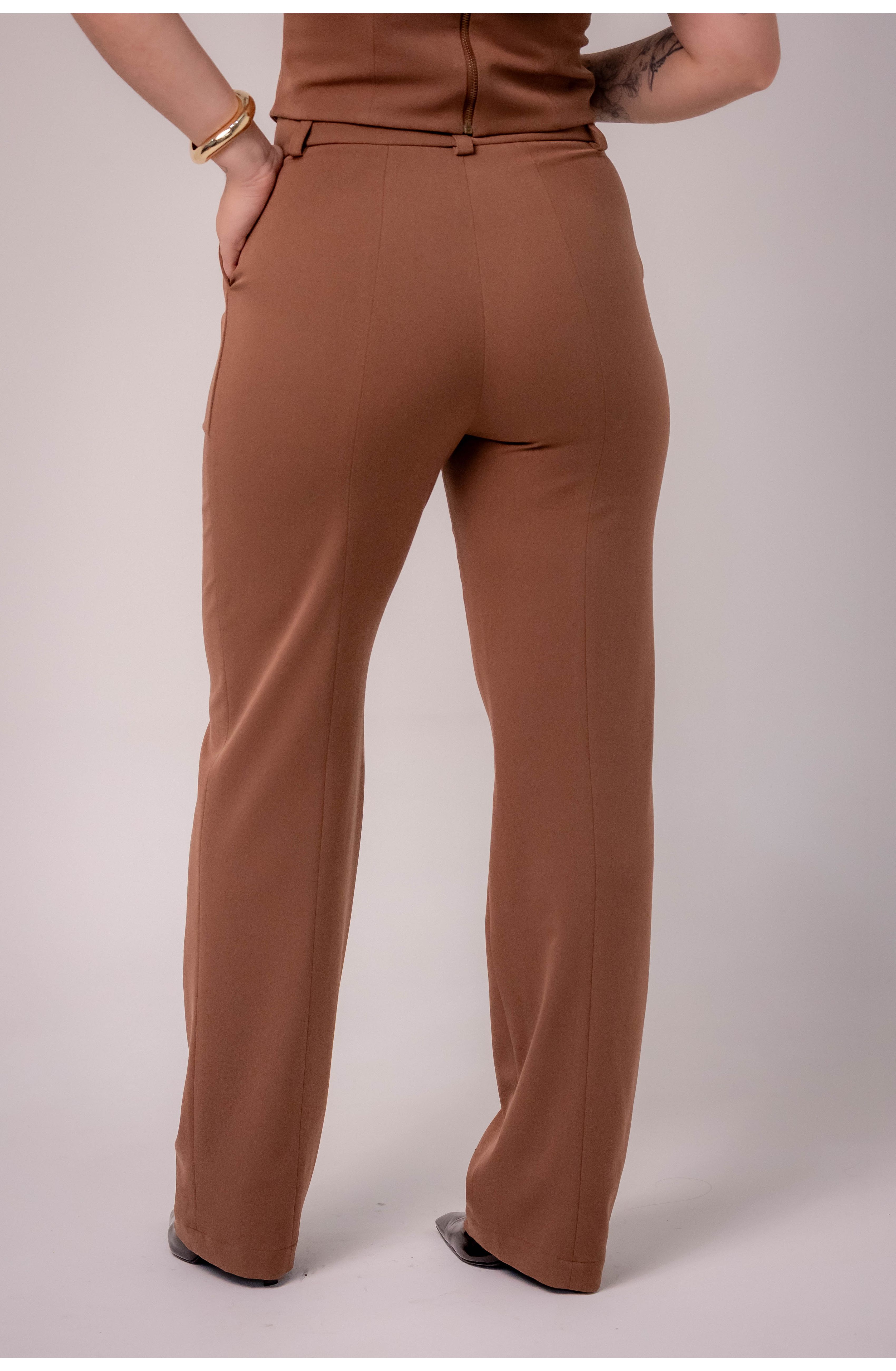 CALÇA CELINE - MARROM