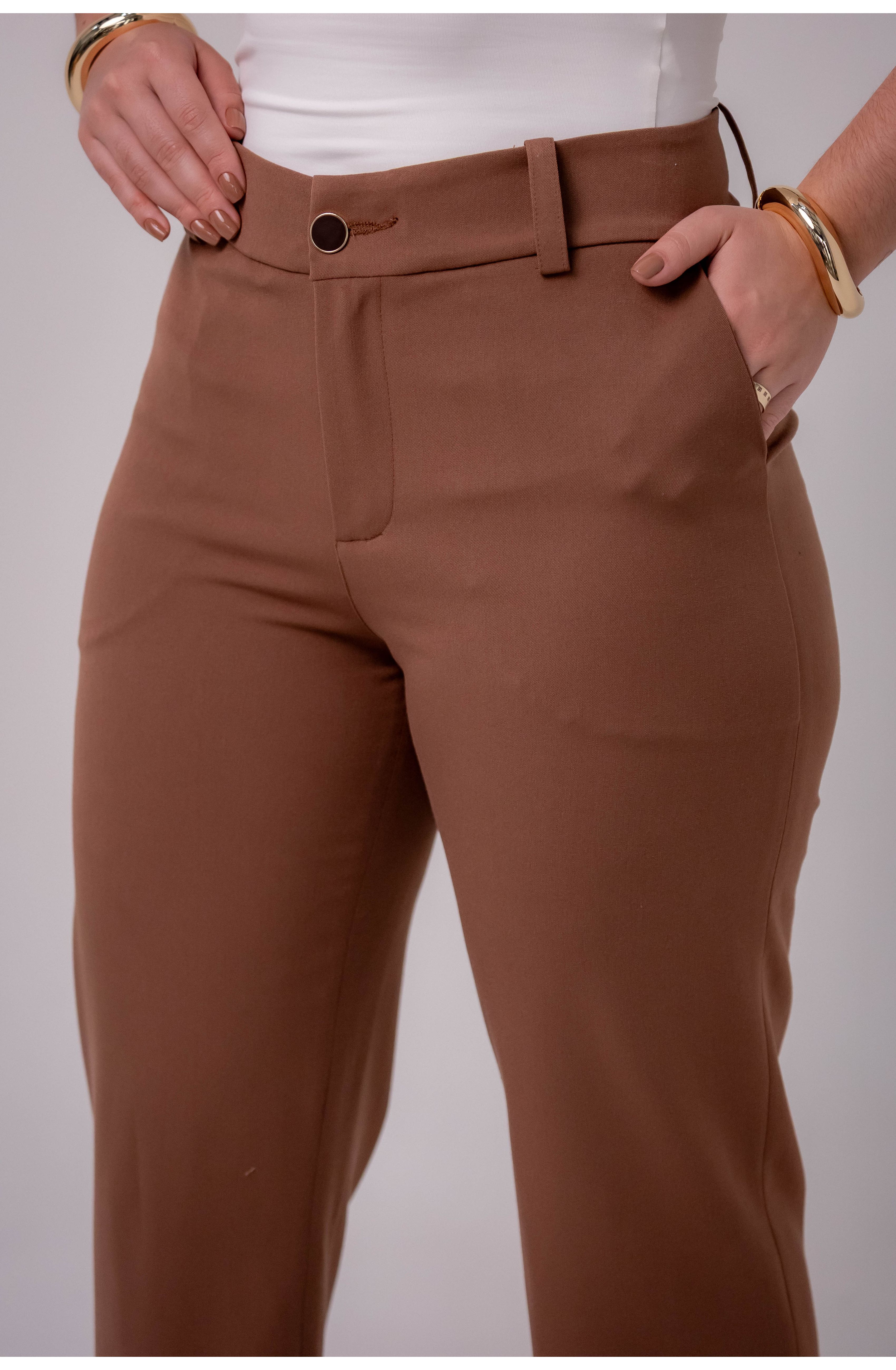 CALÇA CELINE - MARROM