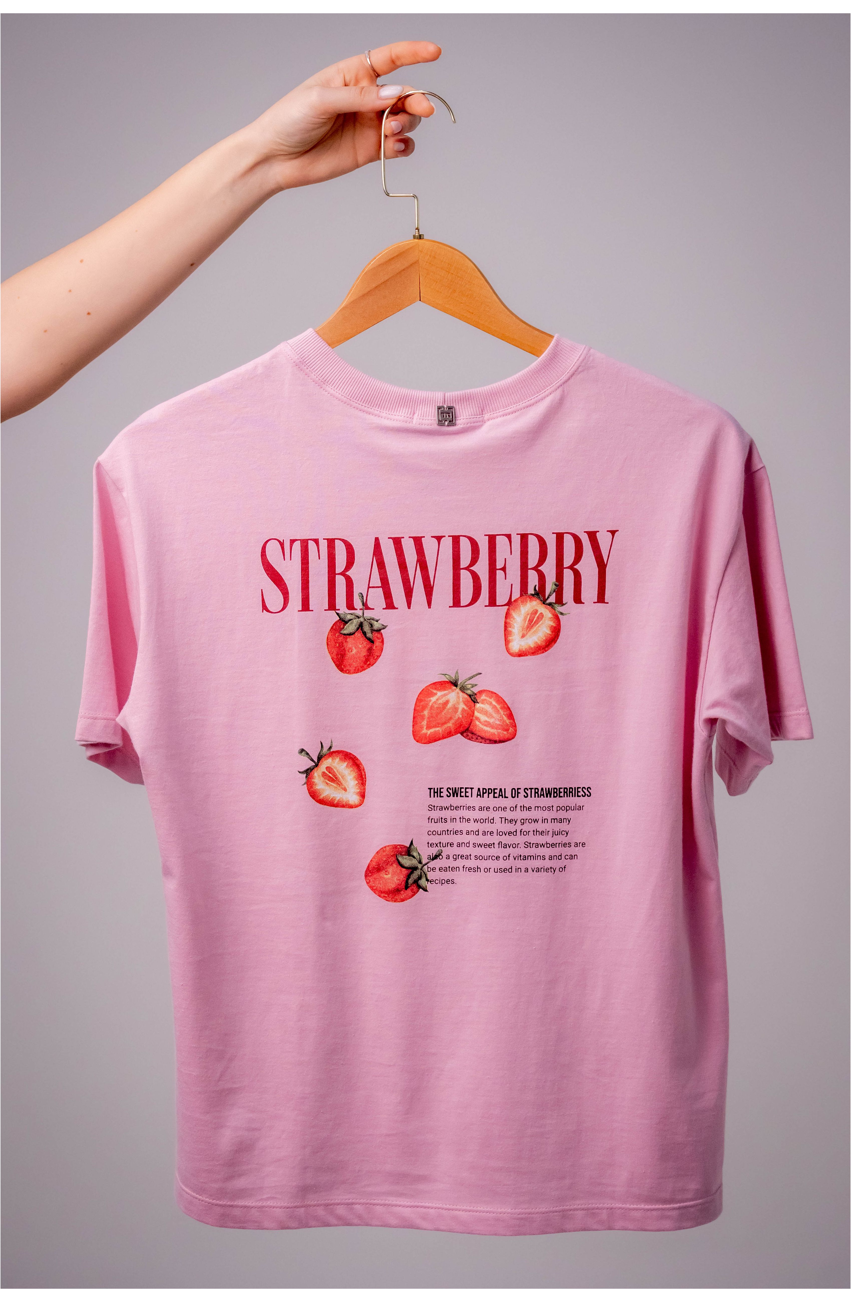T-SHIRT STRAWBERRY - ROSA 