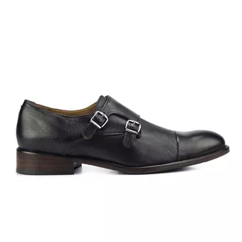 Sapato Monk Strap Masculino Matarazzo Preto