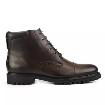 Bota Coturno Masculina marrom Solado Tratorado Monbran Dressy