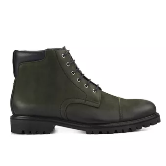 Bota Coturno Masculina Verde Militar Solado Tratorado