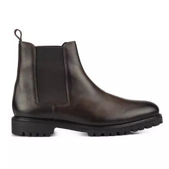 Bota Chelsea Masculina Marrom Solado Tratorado