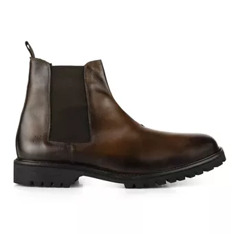 Bota Chelsea Masculina Pinhão Solado Tratorado.