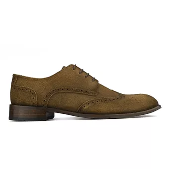 Sapato Brogue Castanho Masculino Pierre Monbran Dressy