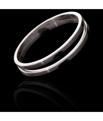 Aliança Aros 4 mm Prata 925 - MANTOAN LOJA