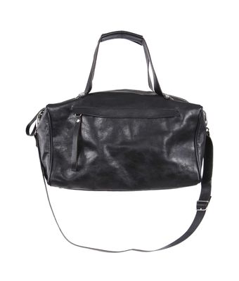 Bolsa Transversal Couro Preto 635 Charlote - MANTOAN LOJA