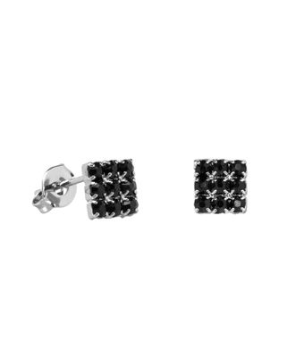 Brinco Strass Preto Semijoia RB - 1 PEÇA (Não... - MANTOAN LOJA